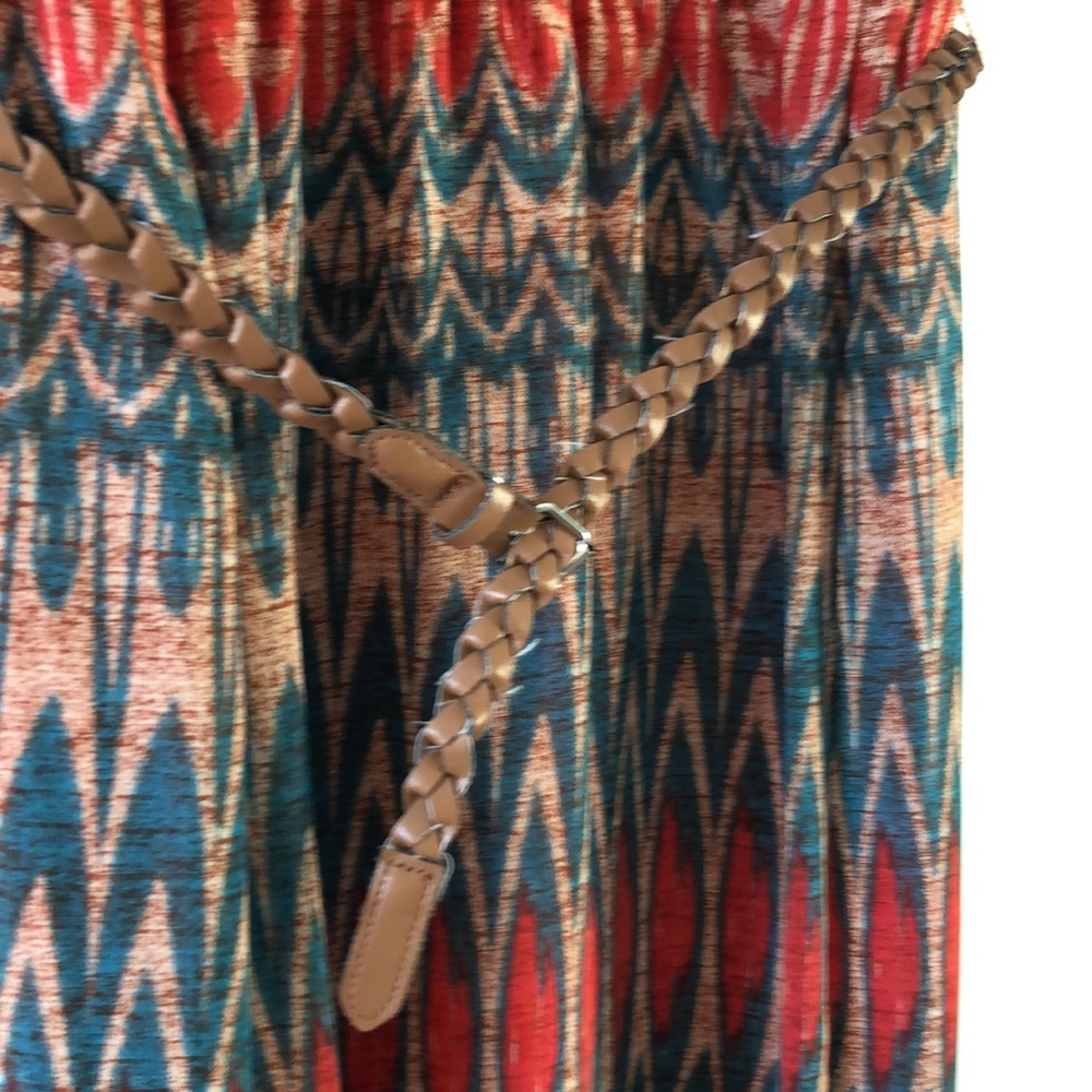 CLEO LONG MAXI SLEEVELESS BELTED DRESS SIZE XS - Picture 4 of 12